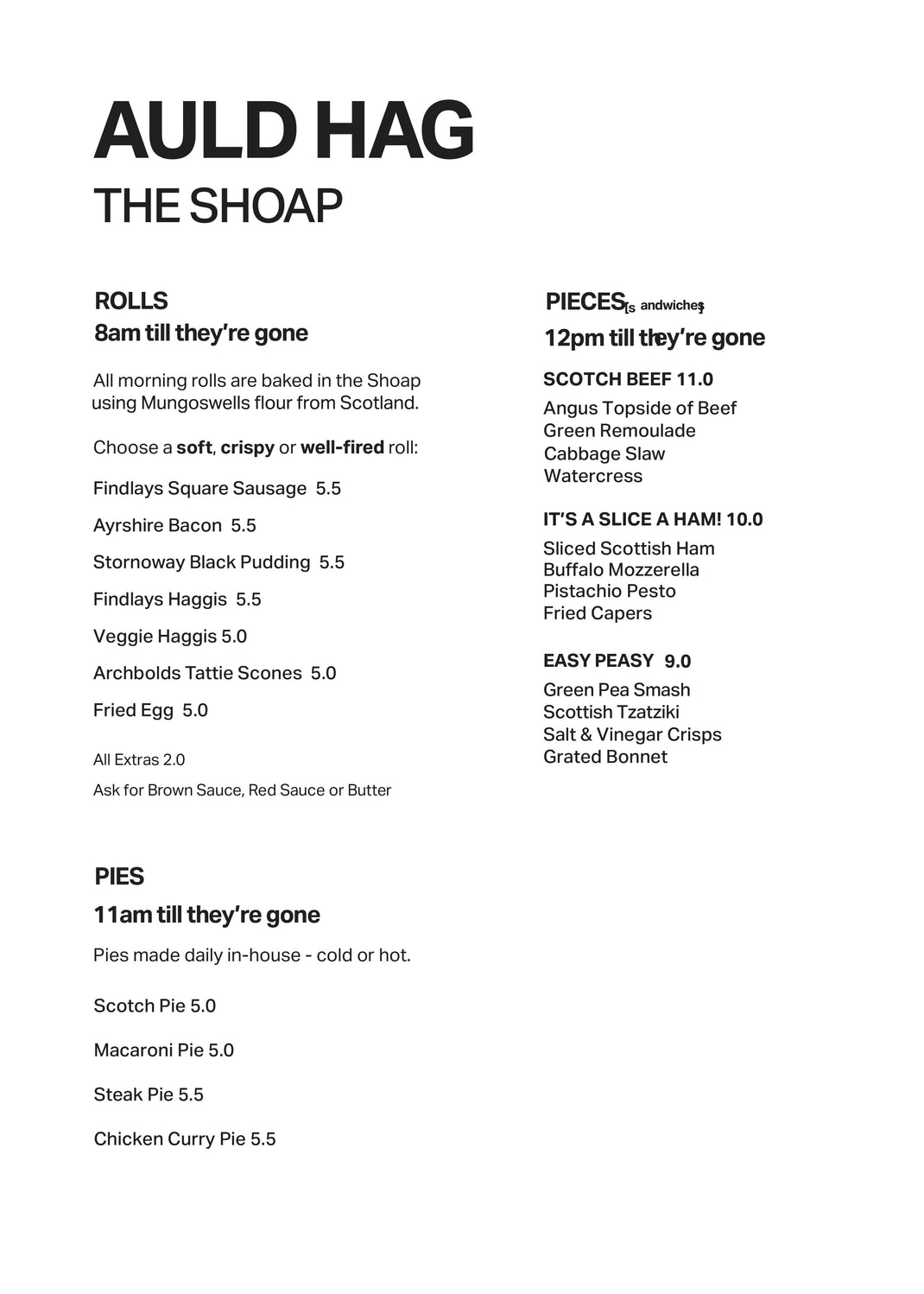 SCRAN – The Shoap
