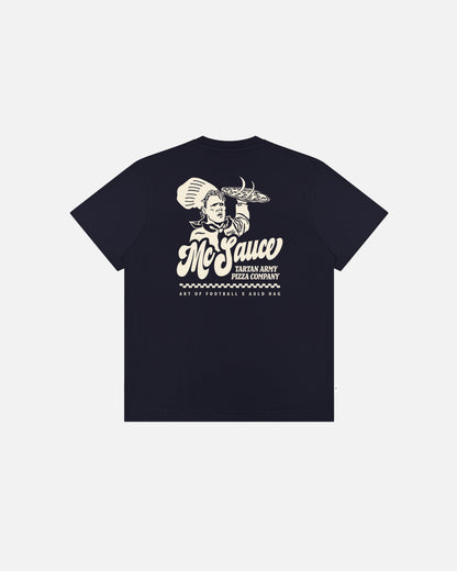 T-Shirt: McSauce Pizza Co Navy